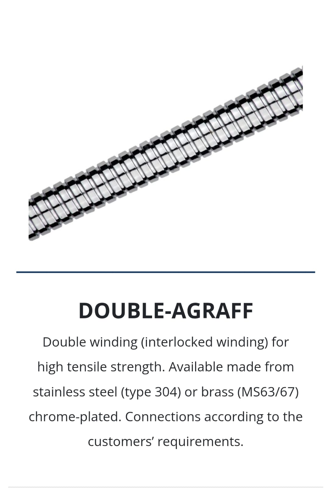 Double agraff winding specification