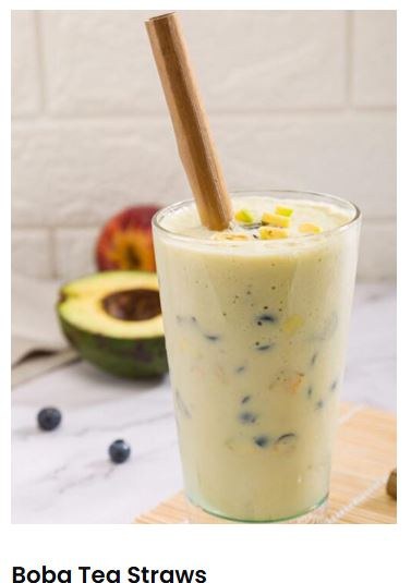 Boba tea straws